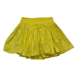 All In Motion Athletic Skort Yellow Pleated Tennis Golf Tummy Control Size XS